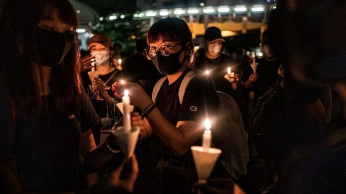 Миллионные протесты в Гонконге. Фоторепортаж 