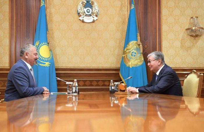 Касым-Жомарт Токаев принял председателя Союза театральных деятелей Казахстана Тунгышбая Жаманкулова