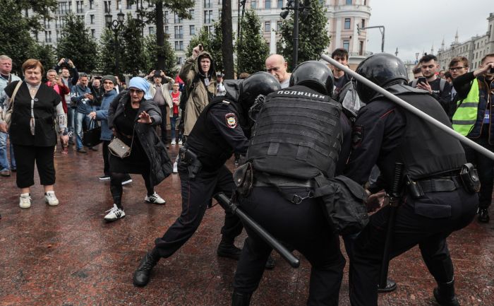 В МИДе после акции в Москве обвинили США и Германию во вмешательстве 