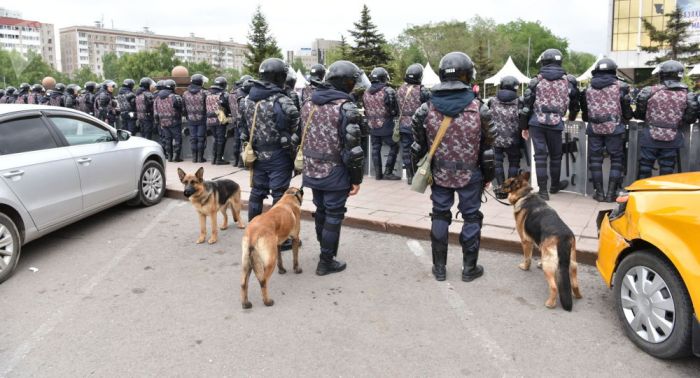 Участников митинга привлекли к административной ответственности в Нур-Султане 