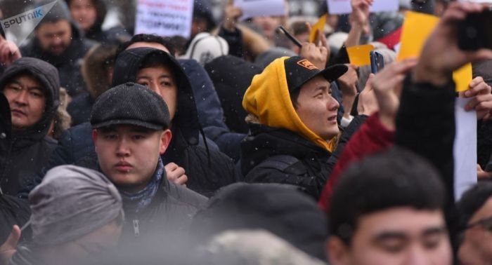 Митинг в Бишкеке начался после публикаций в СМИ 