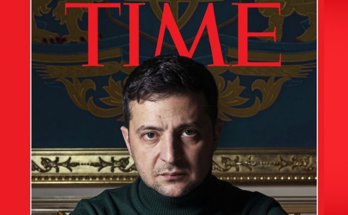 Зеленский впервые попал на обложку Time 