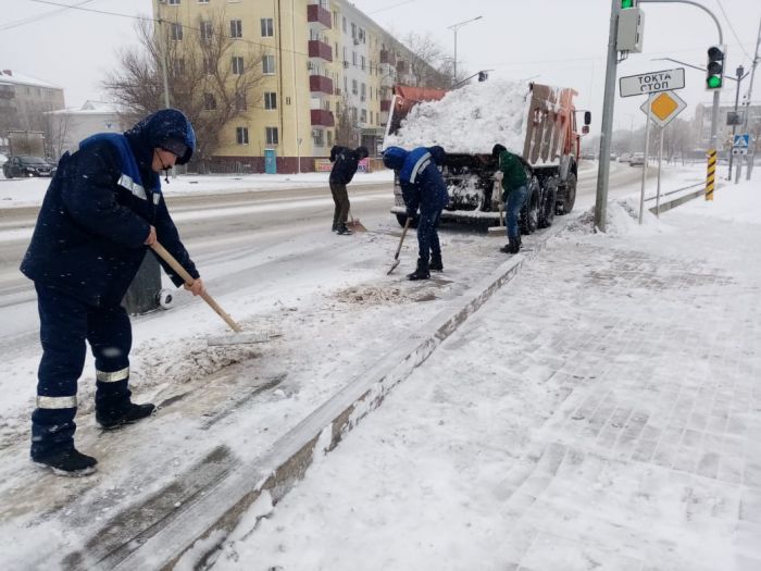 ​Вот теперь в Атырау зима