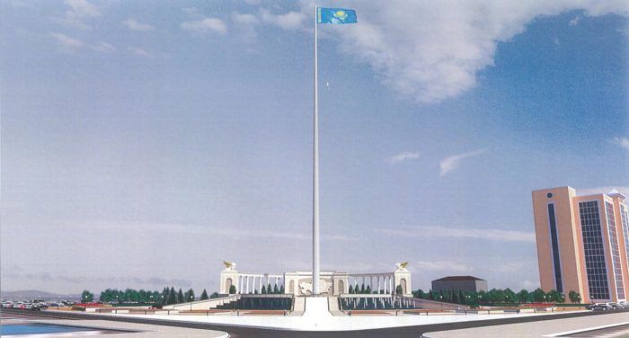 91-метровый флагшток в Атырау всё-таки поставят – к лету