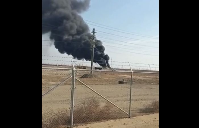 Пожар на тенгизском заводе 