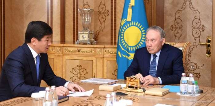 Байбек рассказал Назарбаеву о подготовке к праймериз 
