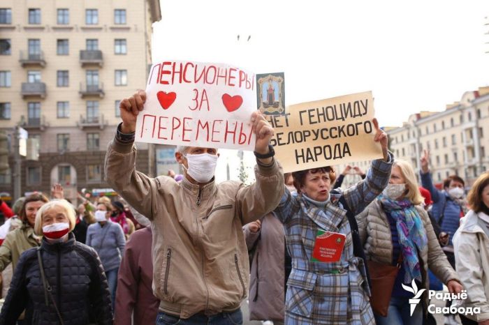 В день "Марша пенсионеров" в Беларуси задержали около 70 человек