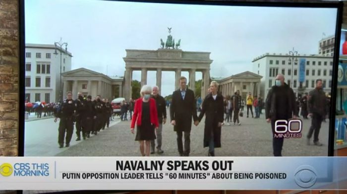 Американский телеканал впервые показал немецкую охрану Навального