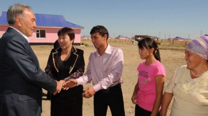 Назарбаев посетил Западно-Казахстанскую область