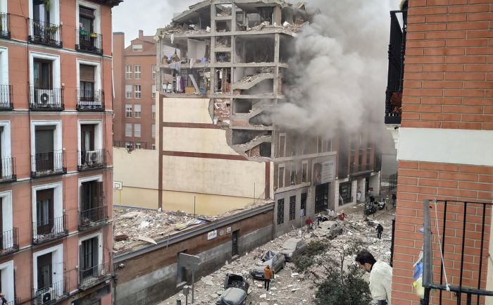 В Мадриде прогремел мощный взрыв 