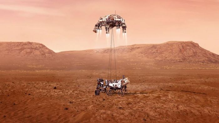 Робот "Персеверанс" прибыл на Марс искать следы инопланетной жизни 