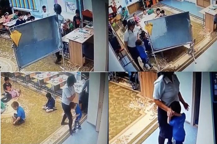 В Атырау идёт суд над воспитательницей, избивавшей ребёнка в садике 