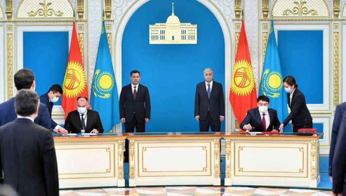 Совместное заявление президентов Казахстана и Кыргызстана 