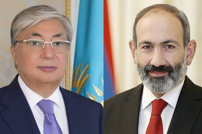 Токаев обсудил с Пашиняном сложившуюся на армяно-азербайджанской границе ситуацию