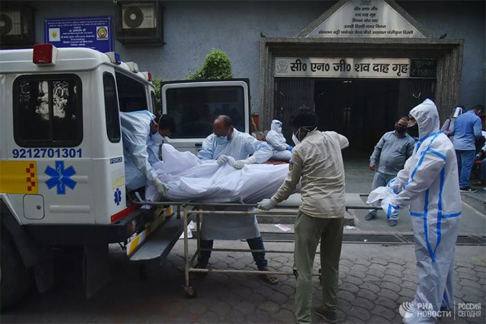 В Индии зафиксировали первый случай смерти от штамма "Дельта плюс"