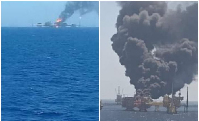 Взрыв и пожар произошли на платформе Pemex в Мексиканском заливе 