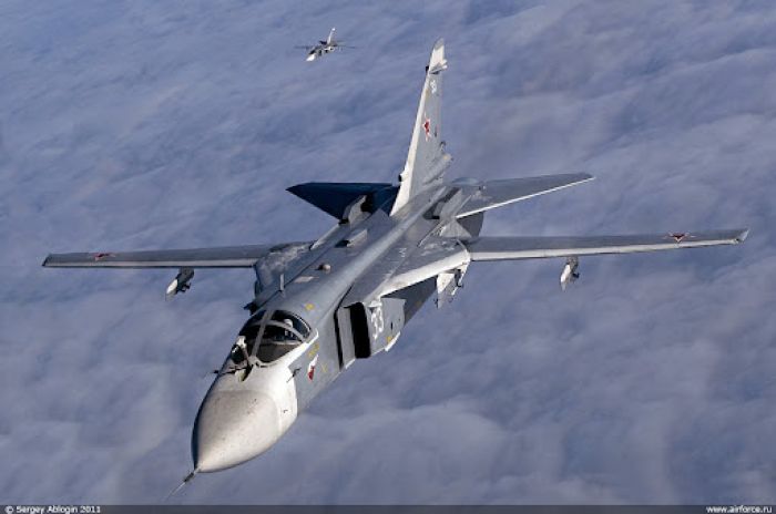 В России разбился бомбардировщик Су-24