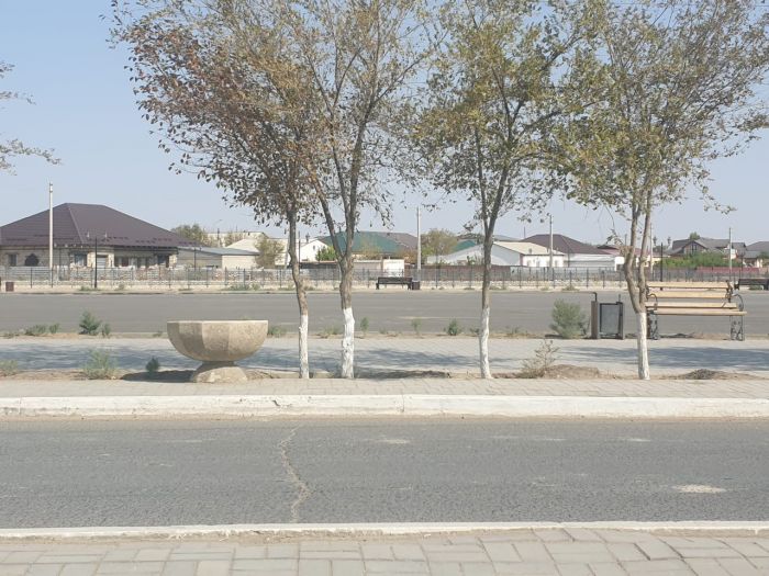 Город Кульсары: мусора много, зелени мало 