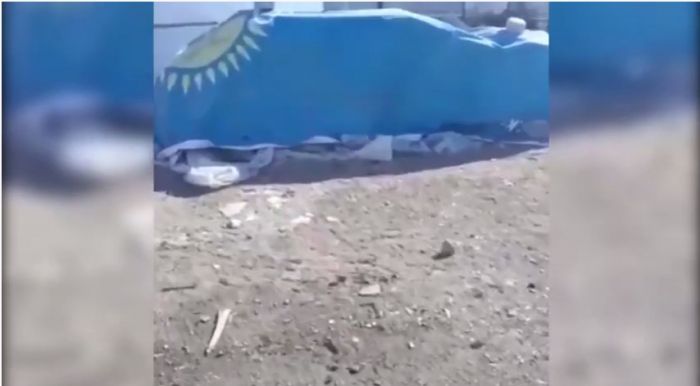 «Это была часть билборда, а не флаг» 