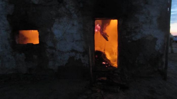 Житель Кызылкоги поджёг дом своего брата 
