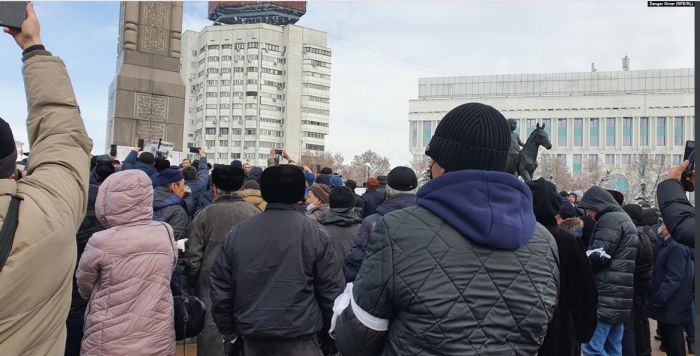 В Алматы на митинге в память о погибших в январе призвали объявить импичмент Токаеву 