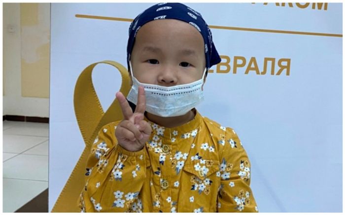 Мужество ребёнка на химиотерапии    