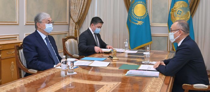 Токаев принял главу Нацбанка 
