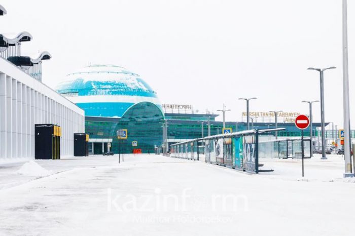 ​Аэропорт Нур-Султана закрыт в связи с метеоусловиями