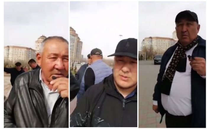 Фермеры у здания облакимата: «Аким на встречу не пришёл – теперь мы сами к нему пришли»  