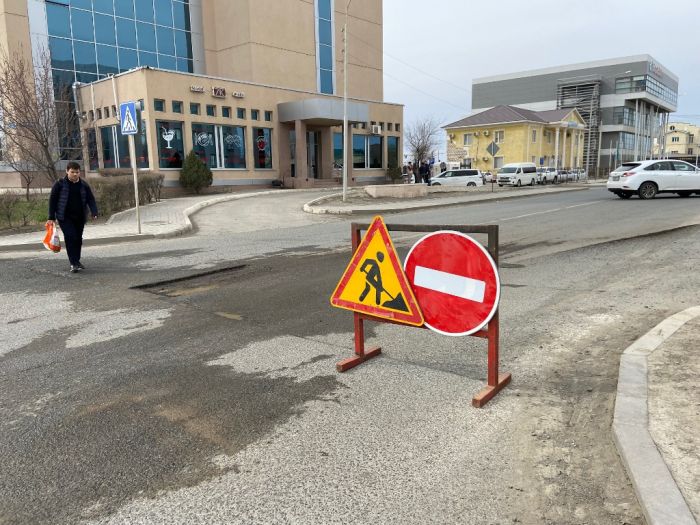 5 апреля в Атырау начался ремонт дорог 