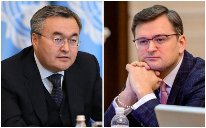 Главы МИД Казахстана и Украины поговорили по телефону 