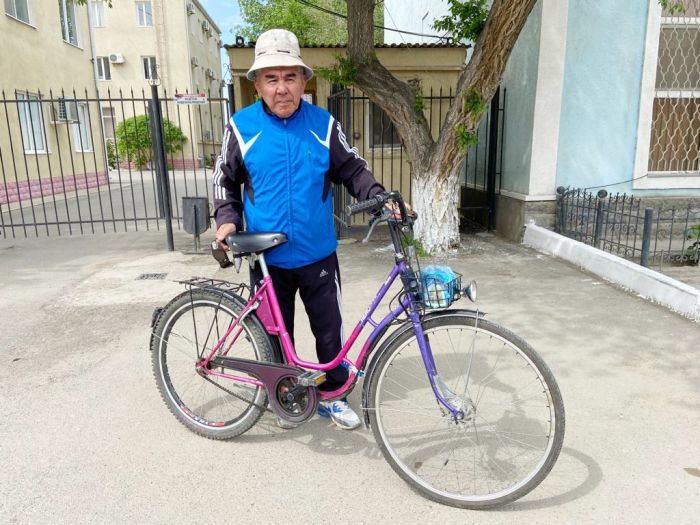72-летний аксакал во время Рамадана проехал 500 километров 