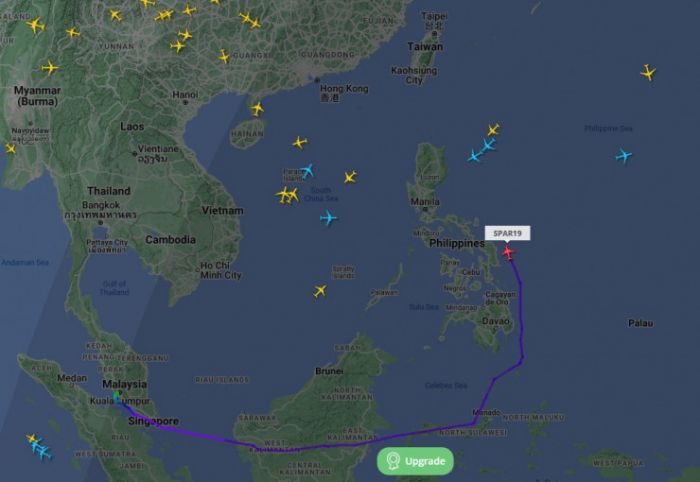 Сайт FlightRadar обрушился из-за интереса к полету Нэнси Пелоси на Тайвань 