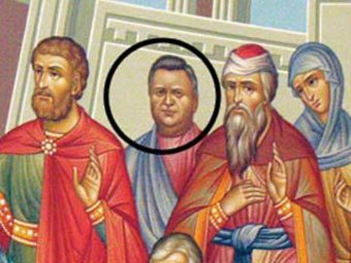 Казахстанского чиновника изобразили на фреске встречающим Христа