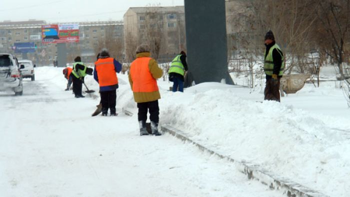 Атырау под снегом (+ФОТО)