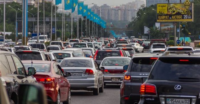 В рейтинге худших стран по перегруженности трафика Казахстан занял 47-е место из 87 