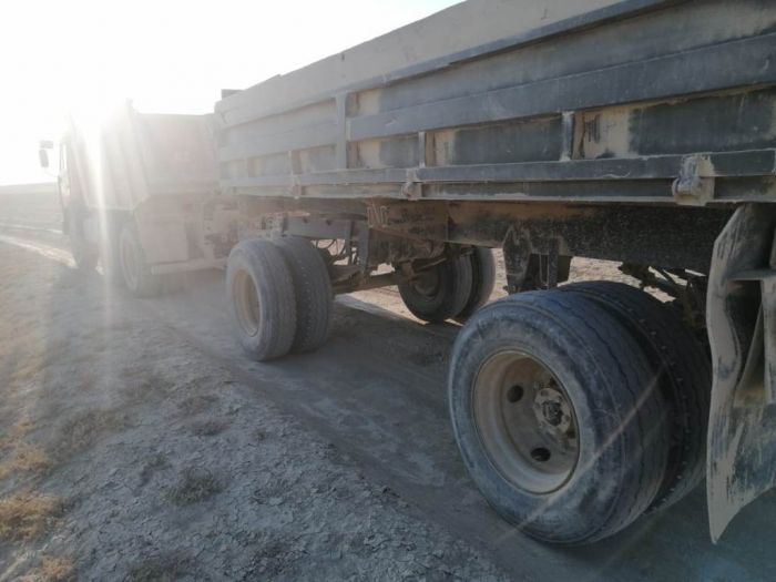 Аккизтогайцы готовы перекрыть дорогу для тяжёлых грузовиков 