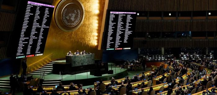 Генеральная ассамблея ООН осудила аннексию Россией регионов Украины. Казахстан воздержался 