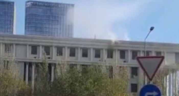 Пожар в здании Минобороны в Астане ликвидирован 