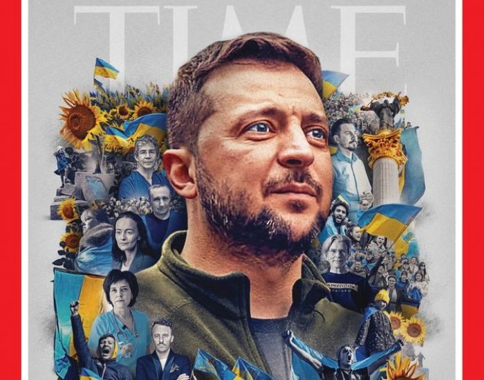 Time назвал человеком года Владимира Зеленского