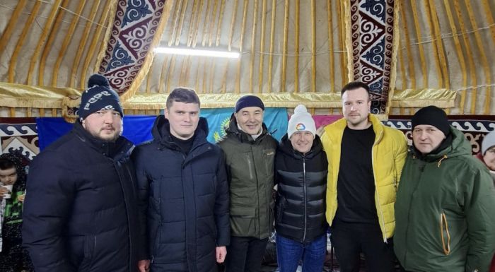 Для жителей Украины установили «Юрту несокрушимости» при поддержке Казахстана