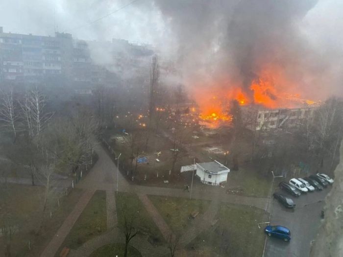 ​При падении вертолёта в городе Бровары Киевской области погибло руководство МВД Украины