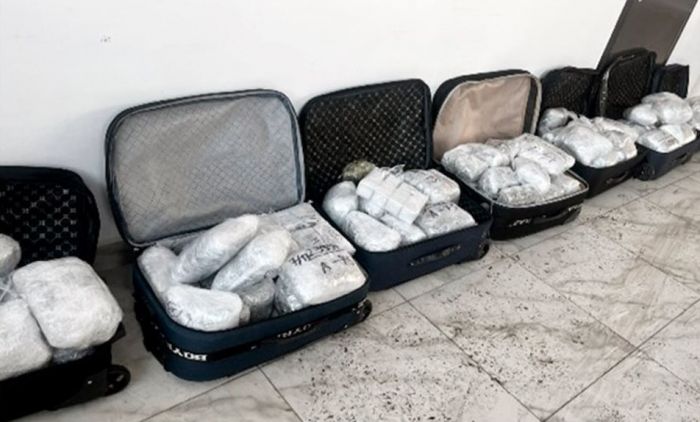 Восемь сумок ювелирных украшений весом 275 кг пытались ввести через границу два казахстанца 