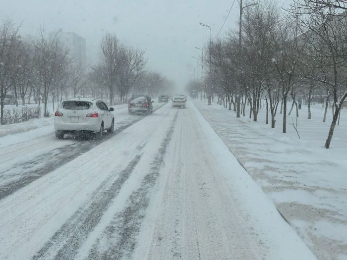 Снегопад: перед Уральском и Актобе наш город выглядит бледно 