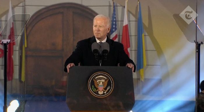 Джо Байден в Польше: "Я вернулся из свободного, сильного Киева" 