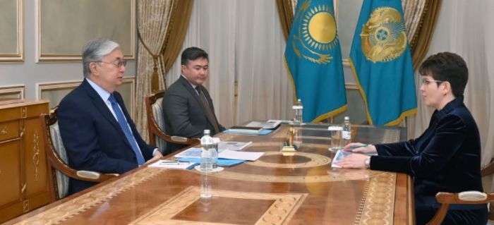 Токаев принял председателя Высшей аудиторской палаты