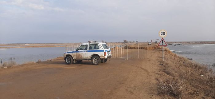 Из-за паводка закрыта дорога Миялы – Жангельдин 