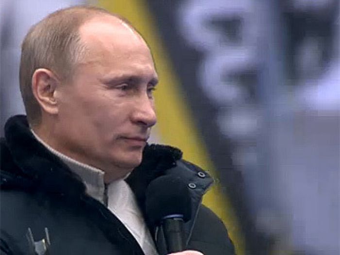 Владимир Путин обратился к своим сторонникам на митинге в "Лужниках" (+2 ВИДЕО)
