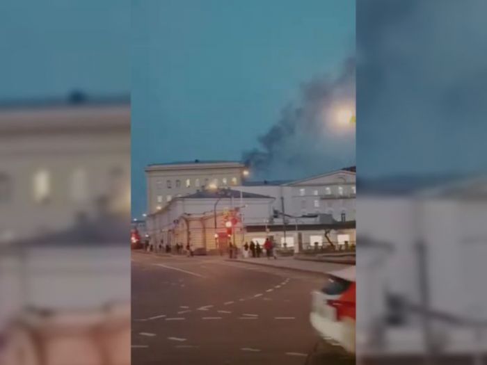 ​В Москве произошёл пожар в одном из зданий Министерства обороны