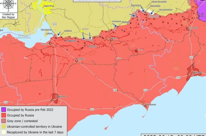 Контрнаступление Украины. Что известно на данный момент 